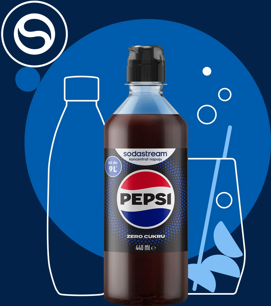 Pepsi Max skonio SodaStream sirupas, 440ml