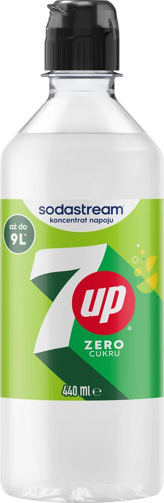 7 UP Free skonio SodaStream sirupas, 440ml