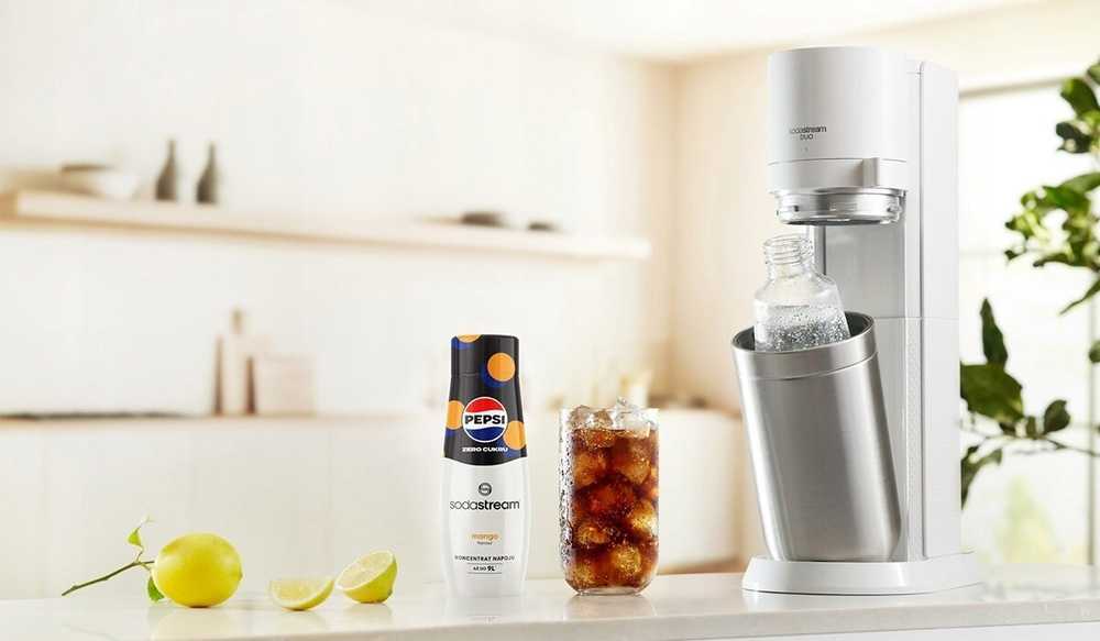 Sirupas gazuotų gėrimų gaminimo aparatui SodaStream, Pepsi Max Mango Zero, 440 ml
