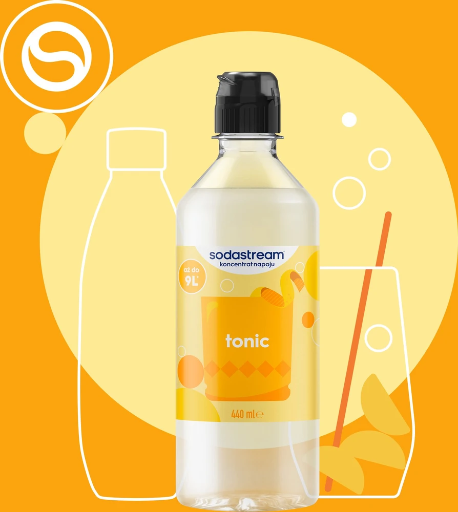 Sirupas gazuotų gėrimų gaminimo aparatui SodaStream, Tonic, 440 ml