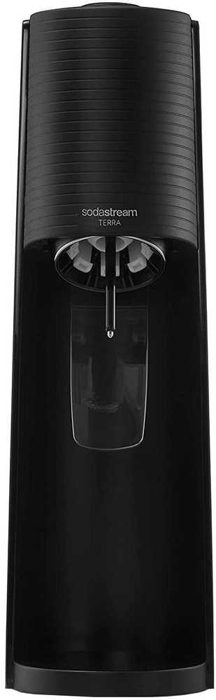 Gazuotų gėrimų gaminimo aparato SodaStream Terra rinkinys, juodas