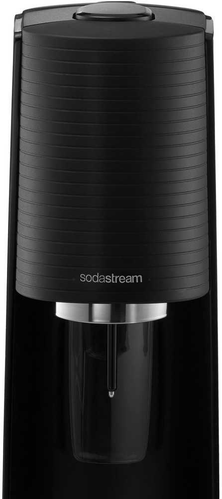 Gazuotų gėrimų gaminimo aparato SodaStream Terra rinkinys, juodas
