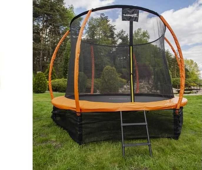 Lauko batutas 366 cm su apsauginiu tinklu ir kopėčiomis