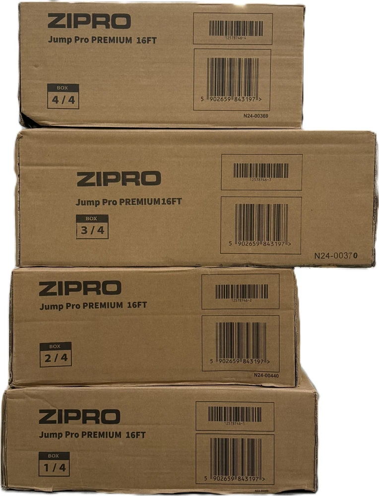 Zipro JumpPro Premium Batutas su vidiniu tinklu, 496cm