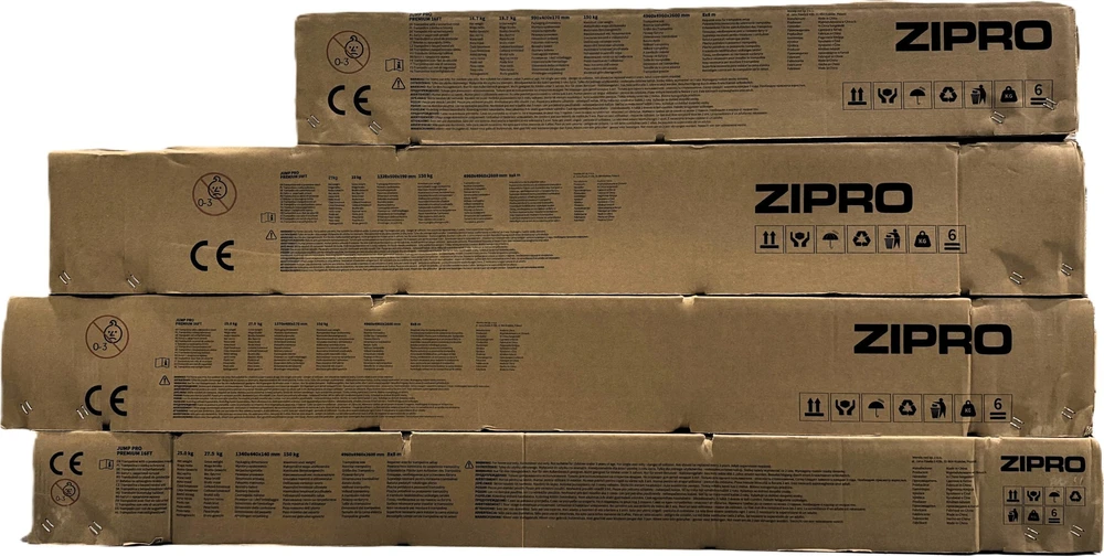 Zipro JumpPro Premium Batutas su vidiniu tinklu, 496cm