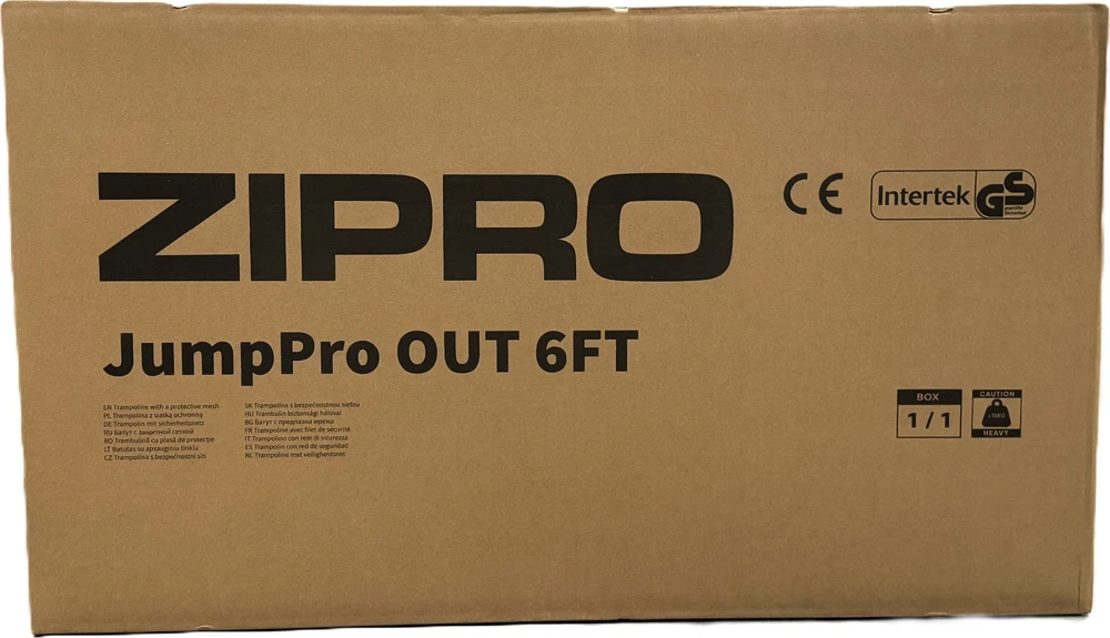 Zipro Jump Pro OUT batutas su išoriniu tinklu, 183 cm