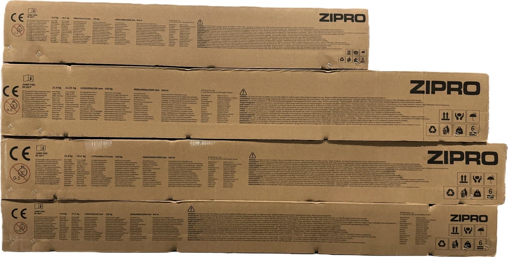Zipro JumpPro IN Batutas su vidiniu tinklu, 496cm