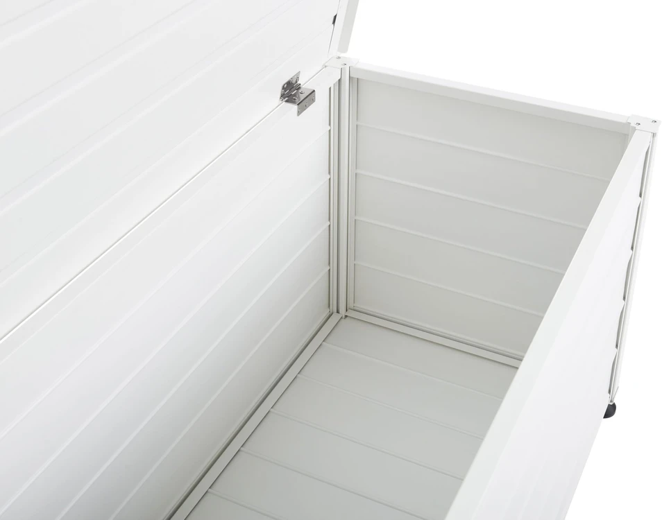 Beliani Sodo dėžė CAMPALTO 123 cm 60 cm balta