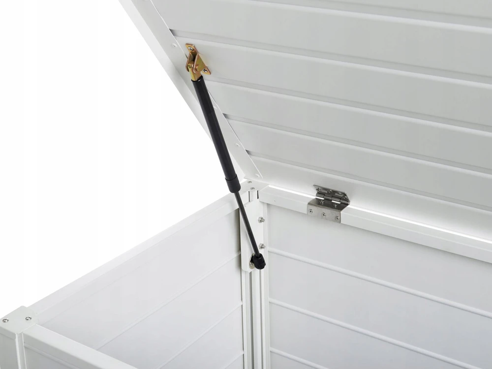 Beliani Sodo dėžė CAMPALTO 123 cm 60 cm balta