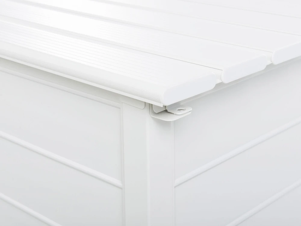 Beliani Sodo dėžė CAMPALTO 123 cm 60 cm balta