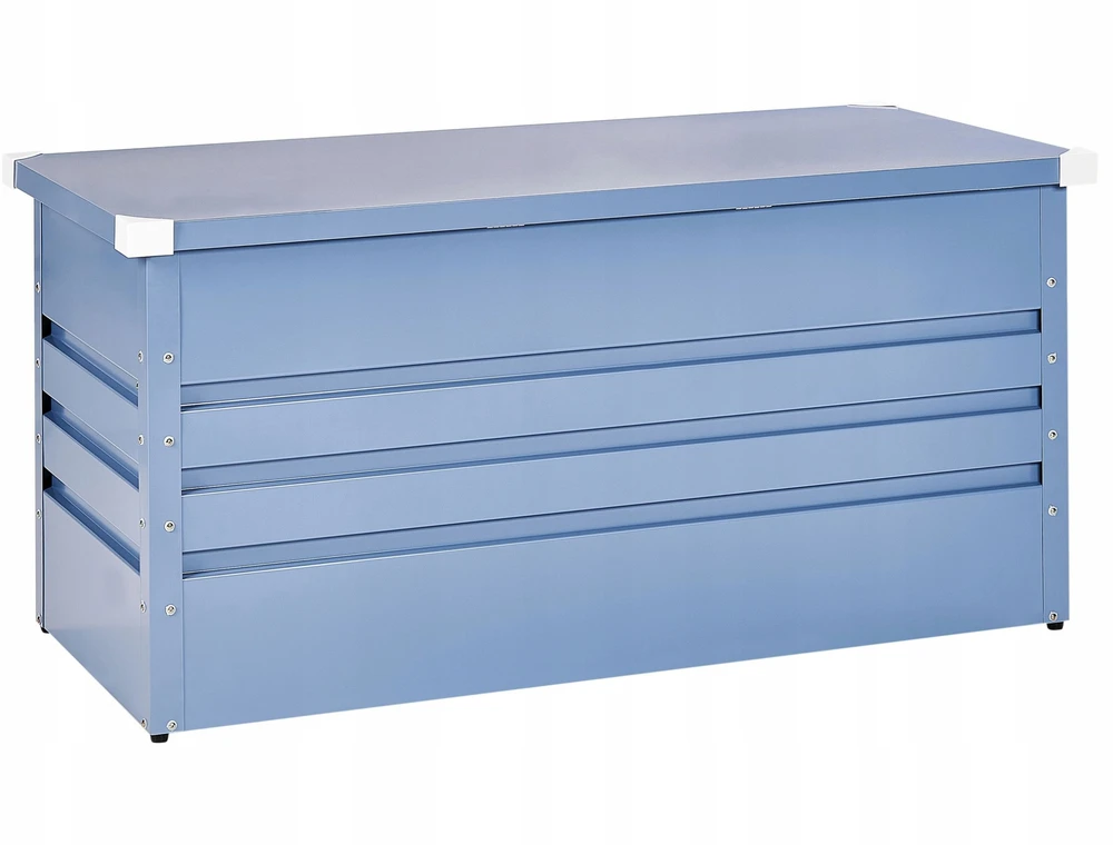 Beliani Sodo dėžė CEBROSA 132 cm 62 cm, mėlyna