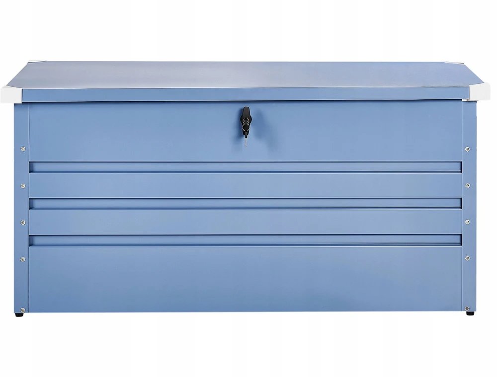 Beliani Sodo dėžė CEBROSA 132 cm 62 cm, mėlyna