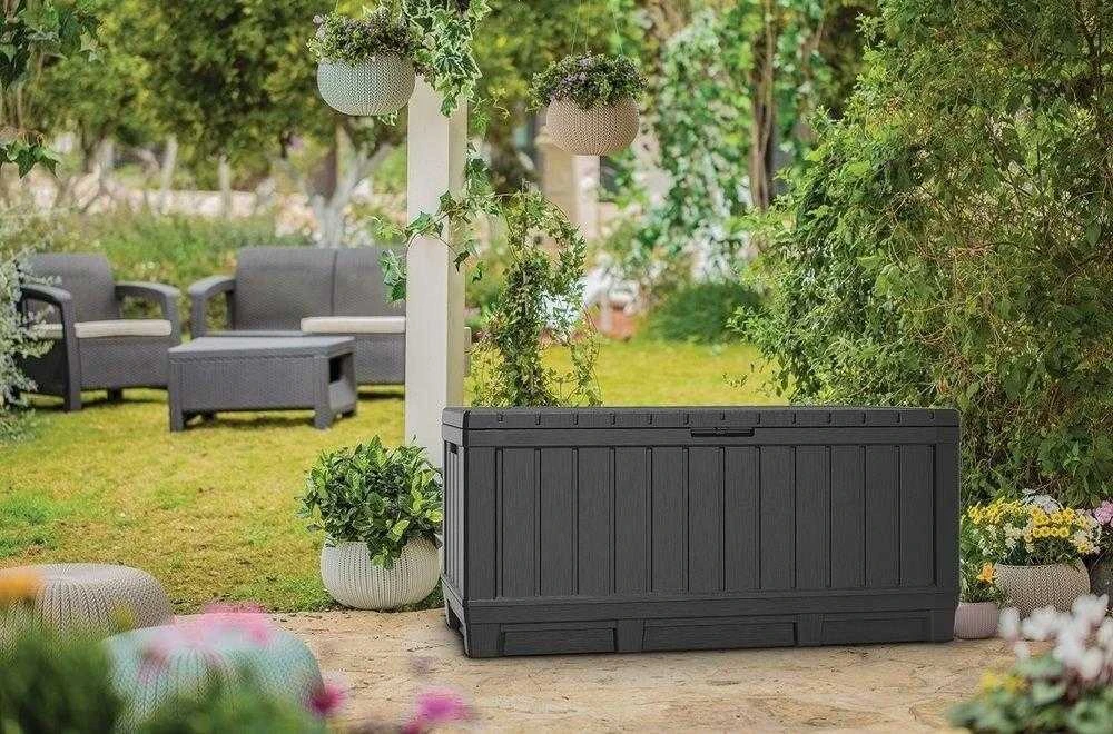 KETER SODO DĖŽĖ Kentwood 350L GRAFITO SPALVOS