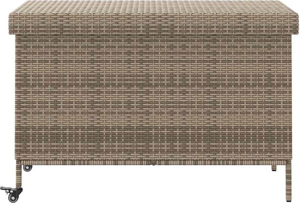 Sodo daiktadėžė su ratukais, pilkos spalvos, 110x55x73cm