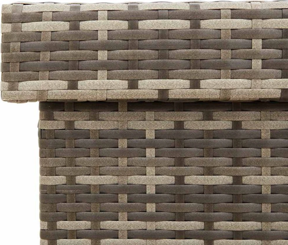 Sodo daiktadėžė su ratukais, pilkos spalvos, 110x55x73cm