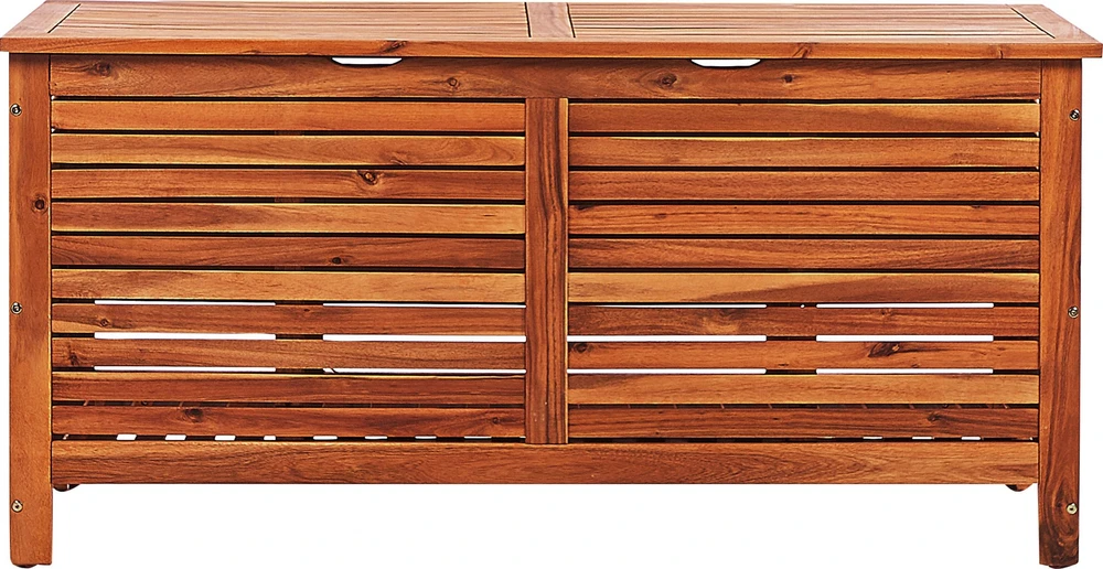 Beliani Sodo dėžė RIVIERA 130 cm 48 cm, ruda