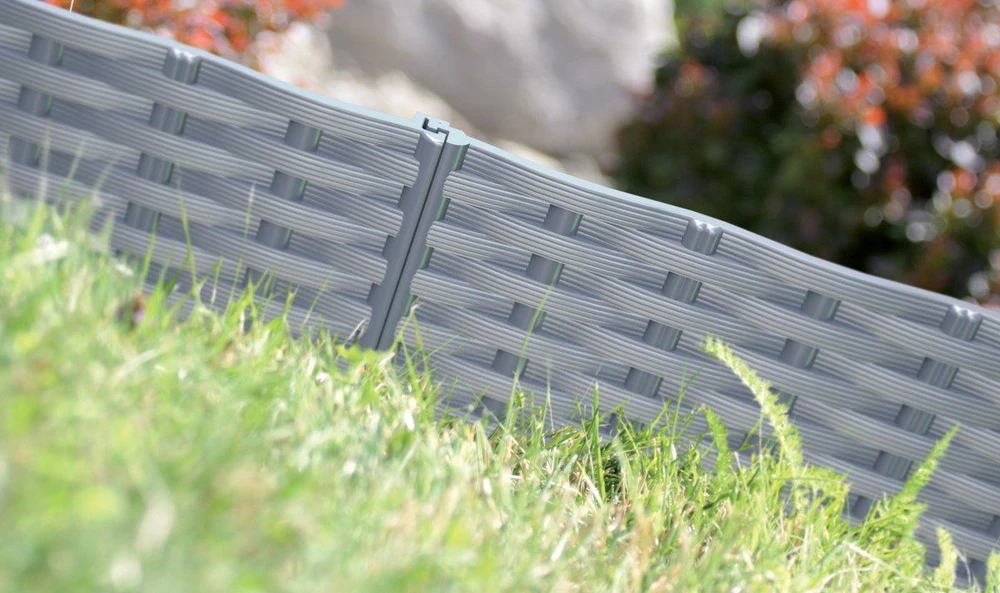 PROSPERPLAST SODO KRAŠTAS 3,9m RATAN GARDEN BORDER RUDAS