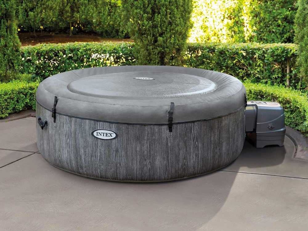 Sodo sūkurinė vonia Intex PureSpA Greywood Deluxe 196 cm x 71 cm (28440)