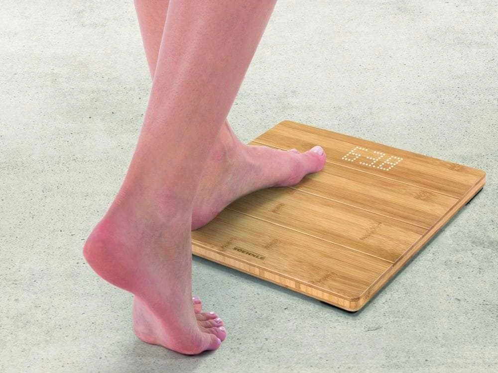 Skaitmeninės Svarstyklės - Soehnle Style Sense Bamboo Magic 180kg 100g Ruda