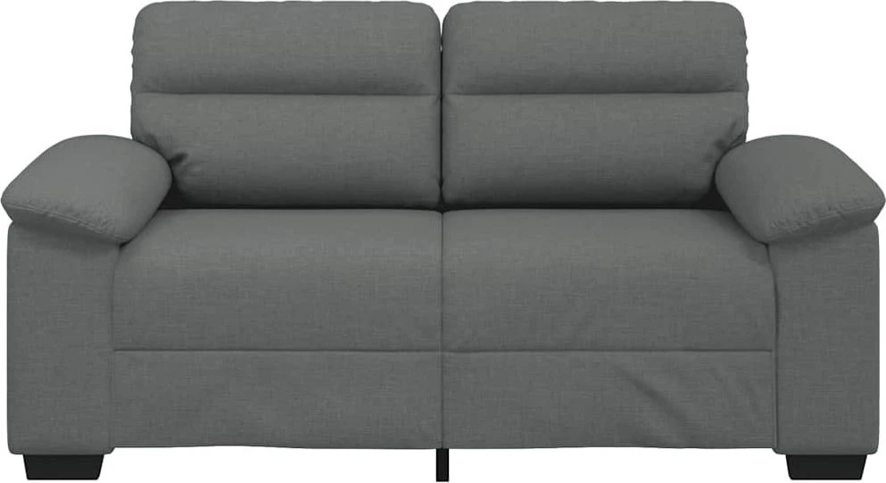 Dvivietė sofa, tamsiai pilka, 160x81x84 cm, audinys