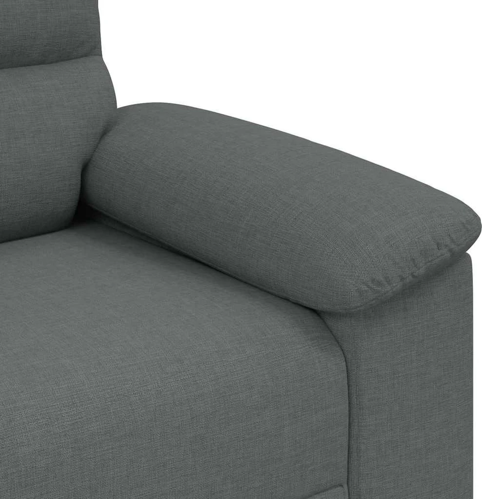 Dvivietė sofa, tamsiai pilka, 160x81x84 cm, audinys