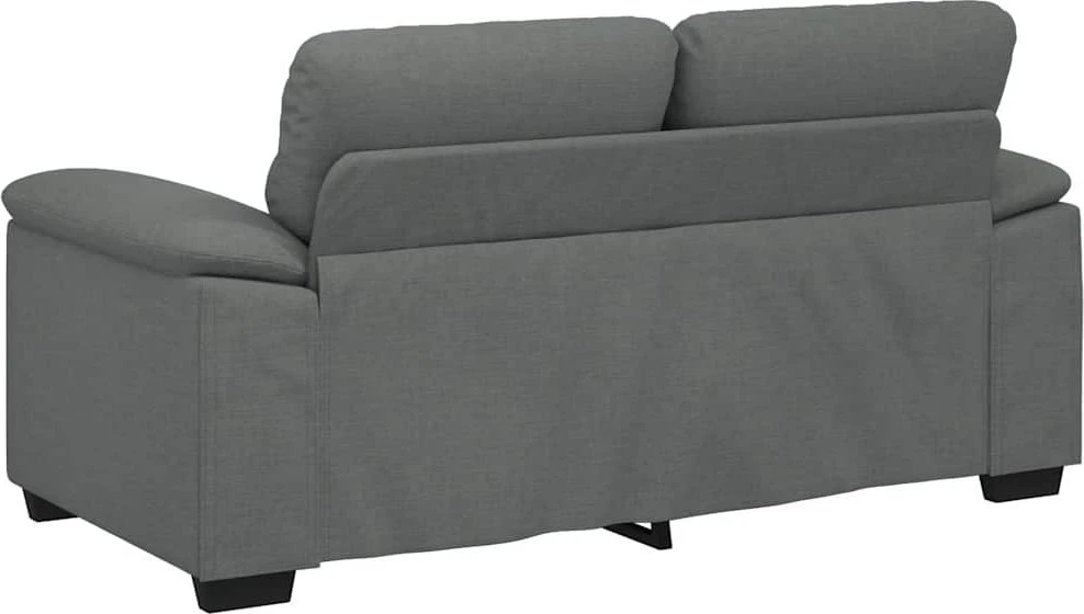 Dvivietė sofa, tamsiai pilka, 160x81x84 cm, audinys