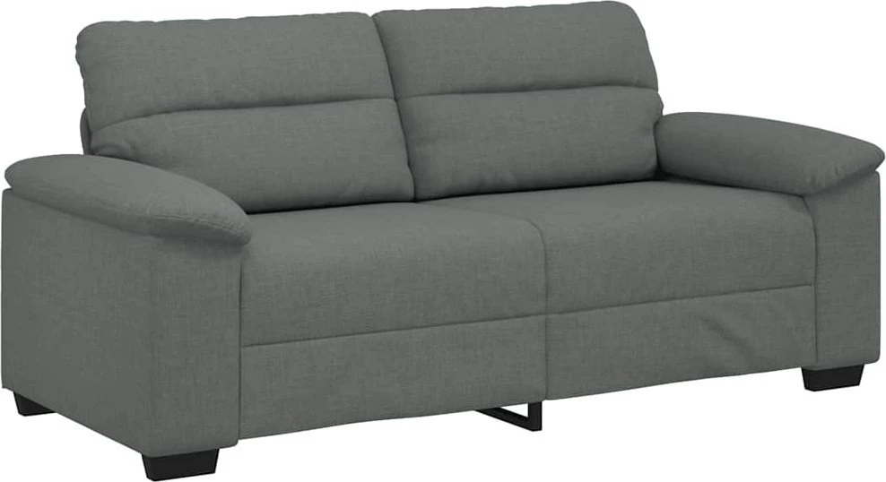 Dvivietė sofa, tamsiai pilka, 180x81x84 cm, audinys