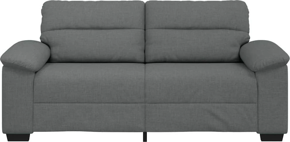 Dvivietė sofa, tamsiai pilka, 180x81x84 cm, audinys