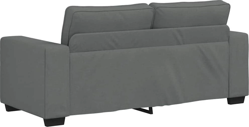 Dvivietė sofa, tamsiai pilka, 180x77x82 cm, audinys