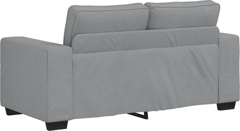 Dvivietė sofa, šviesiai pilka, 160x77x82 cm, audinys