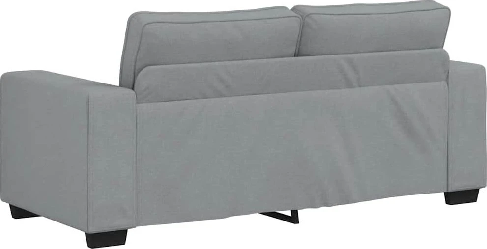 Dvivietė sofa, šviesiai pilka, 180x77x82 cm, audinys