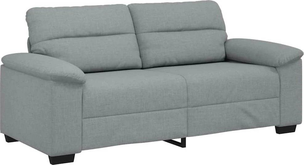Dvivietė sofa, šviesiai pilka, 180x81x84 cm, audinys
