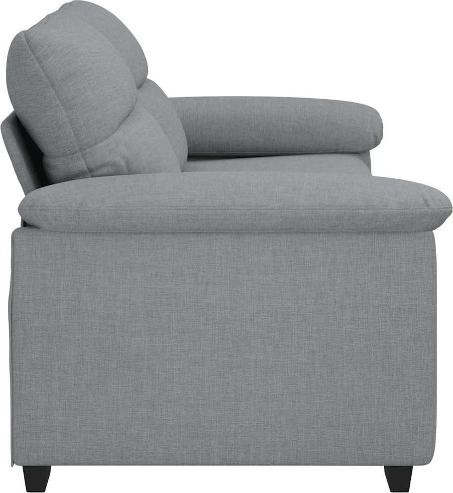 Dvivietė sofa, šviesiai pilka, 180x81x84 cm, audinys