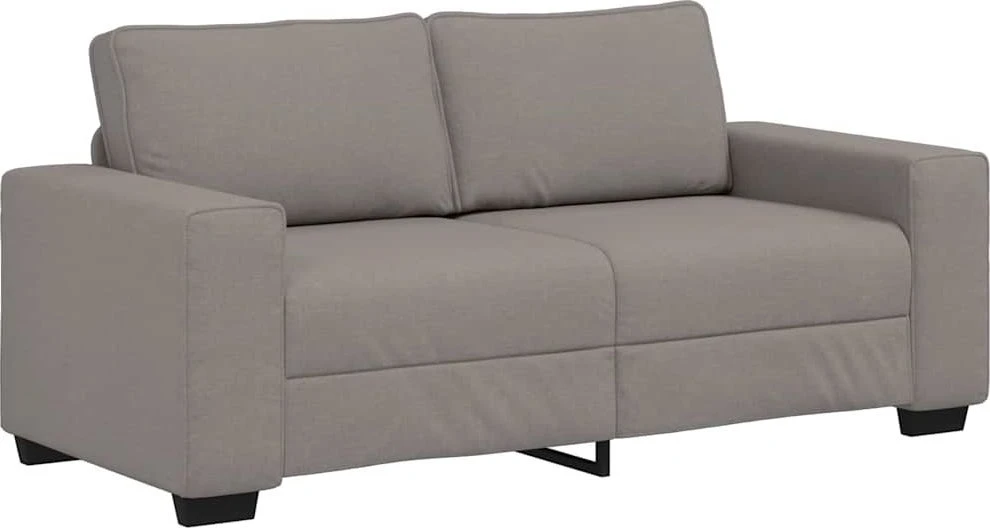 Dvivietė sofa, pilkai ruda, 180x77x82 cm, audinys
