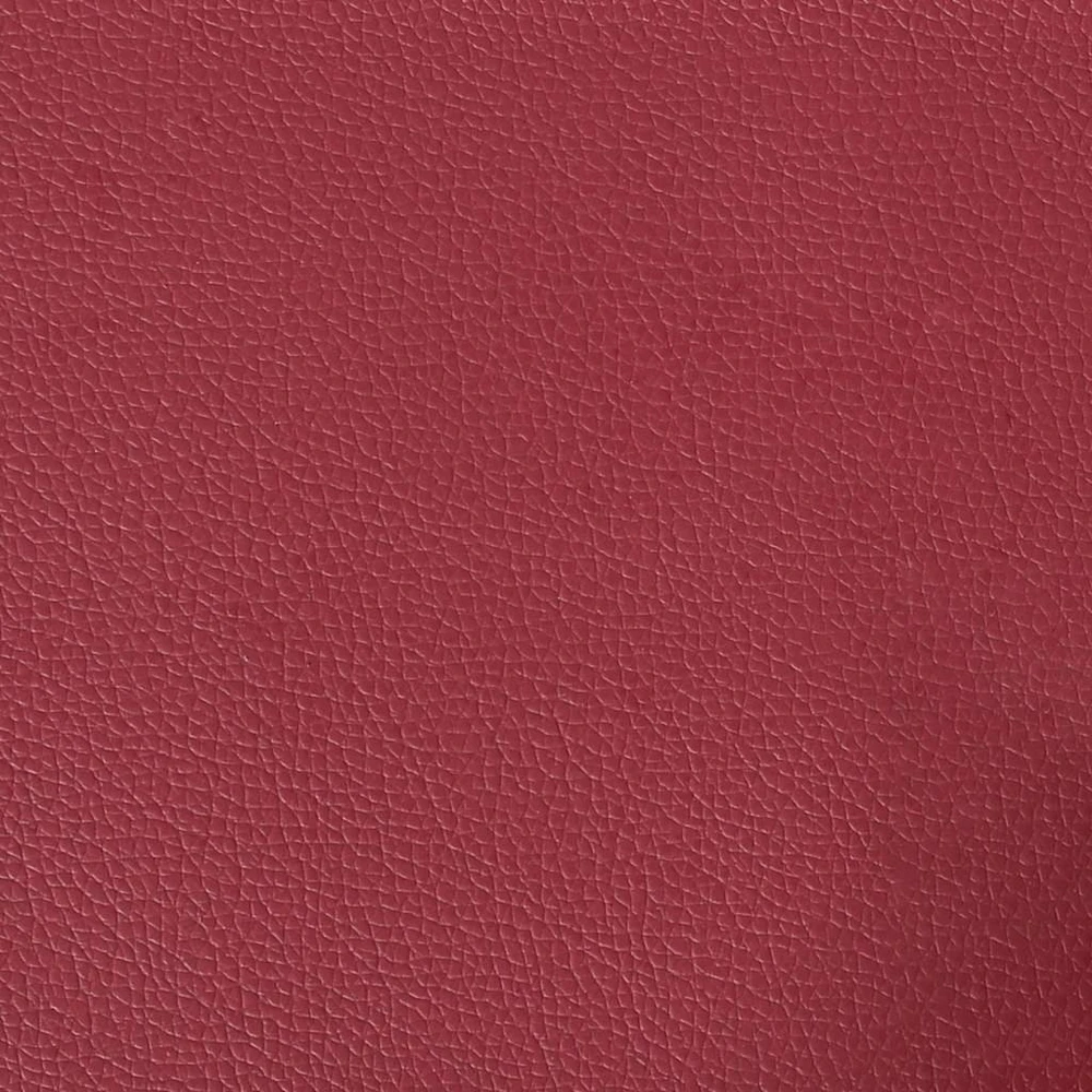 Dvivietė sofa su šezlongu, L formos, vyno raudonos spalvos, 125 cm, dirbtinė oda