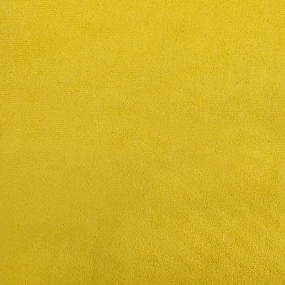 Trivietė sofa, geltona, 220x77x82 cm, aksomas
