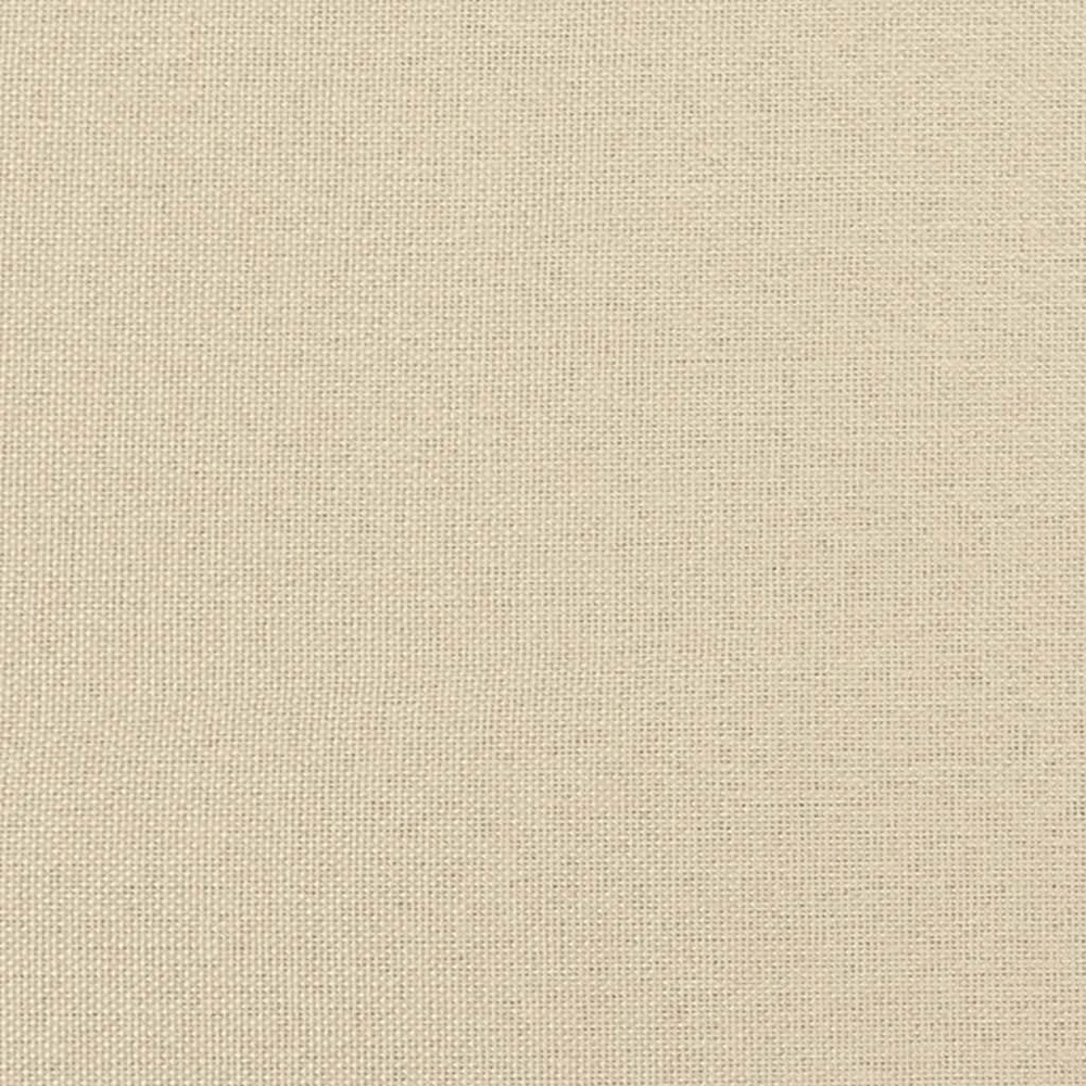 Trivietė sofa, kreminės spalvos, 220x77x82 cm, audinys