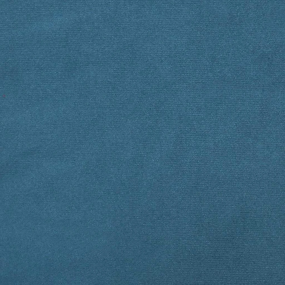 Trivietė sofa, mėlyna, 220x77x82 cm, aksomas