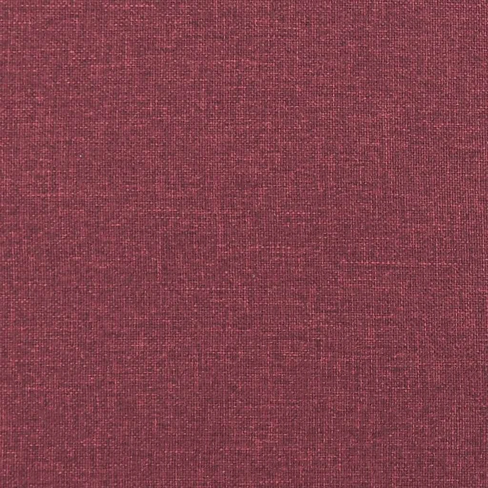Trivietė sofa, vyno raudonumo, 220x77x82 cm, audinys