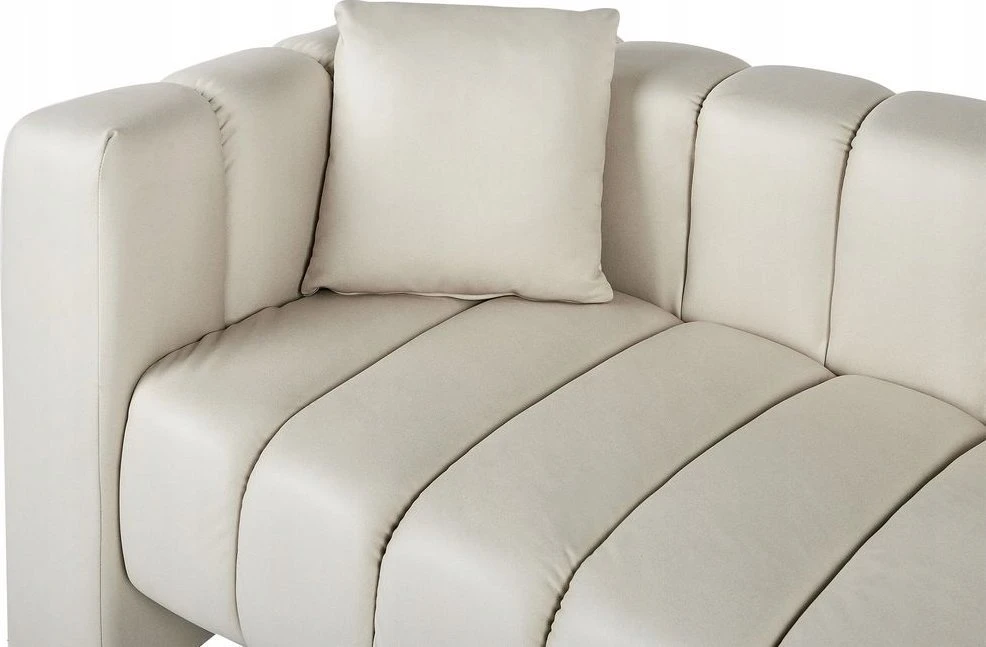 Sofa Beliani Kairysis gultas LANNILS kreminės spalvos