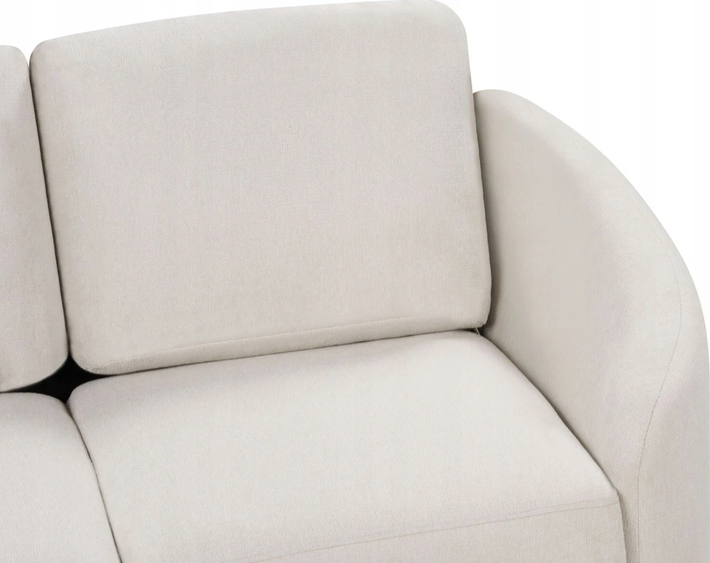 Sofa Beliani 6 vietų svetainės baldų komplektas TROSA šviesiai smėlio spalvos