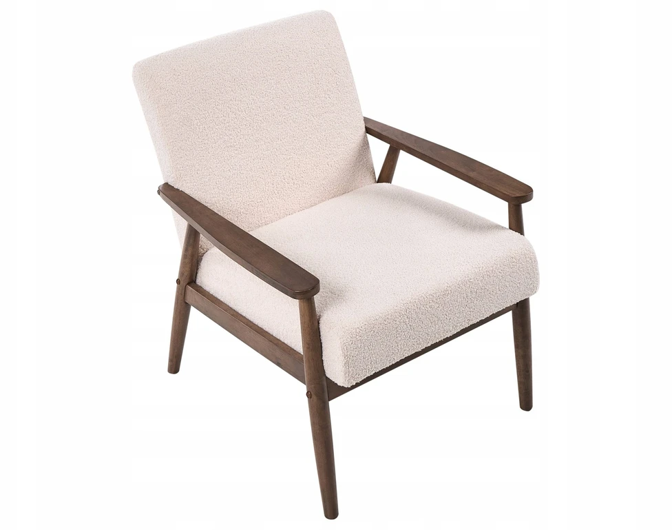 Sofa Beliani 6-vietų svetainės baldų komplektas ESRUM Boucle tamsiai ruda/smėlio spalvos