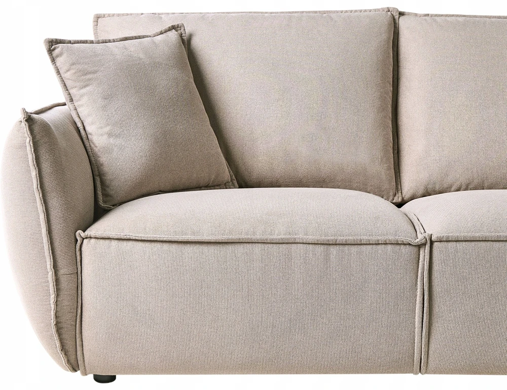 Sofa Beliani 5 vietų poilsio baldų komplektas KUNES smėlio spalvos