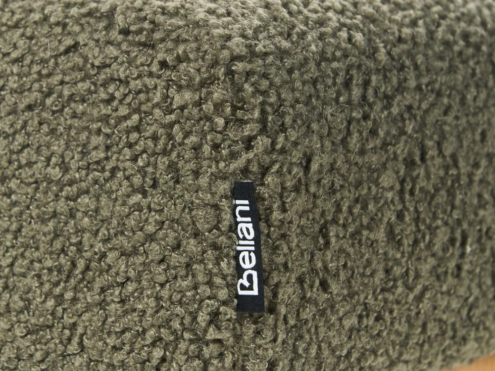 Sofa Beliani Svetainės baldų komplektas TAMRE Boucle žalias / šviesiai rudas
