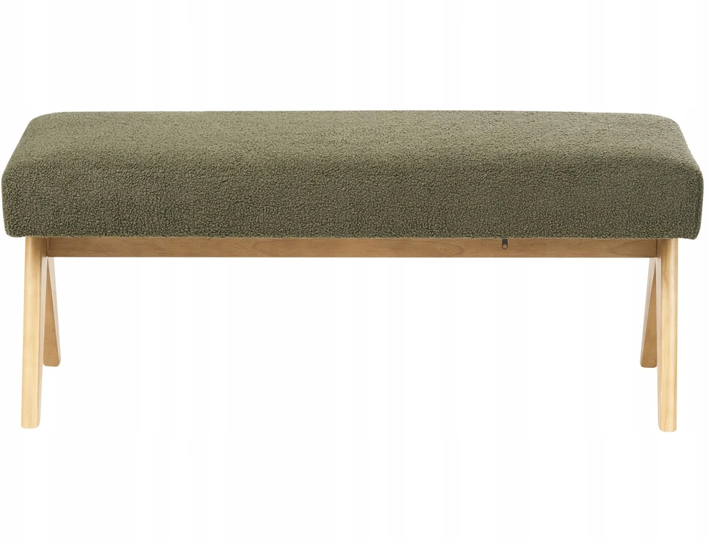 Sofa Beliani Svetainės baldų komplektas TAMRE Boucle žalias / šviesiai rudas