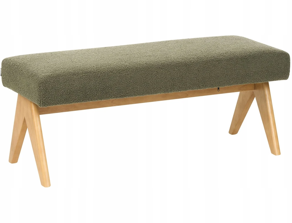 Sofa Beliani Svetainės baldų komplektas TAMRE Boucle žalias / šviesiai rudas