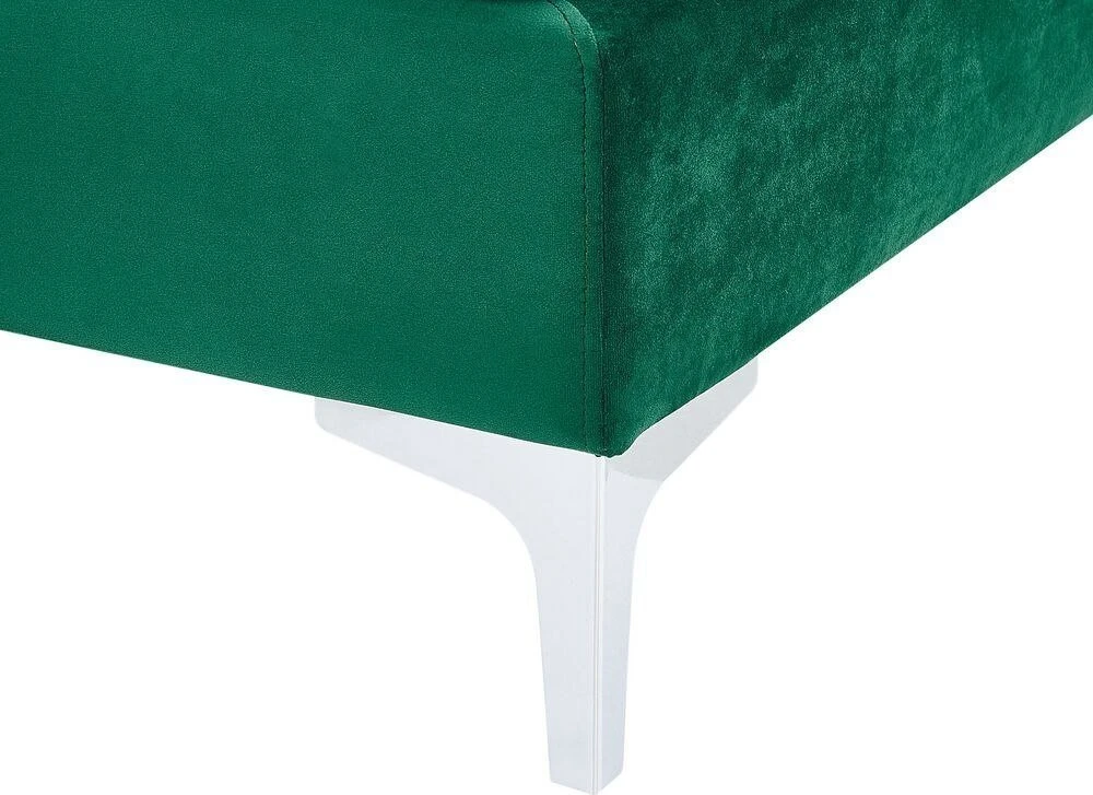 Sofa Beliani Kampinis modulis EVJA, žalias veliūras