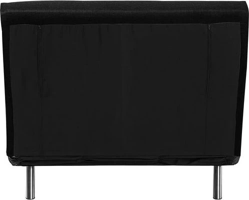 Beliani Vienvietė išskleidžiama sofa FARRIS juoda
