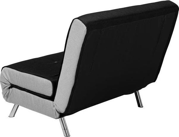 Beliani Vienvietė išskleidžiama sofa FARRIS juoda