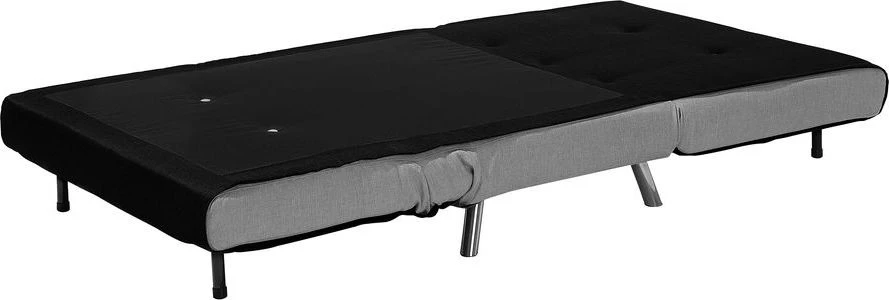 Beliani Vienvietė išskleidžiama sofa FARRIS juoda